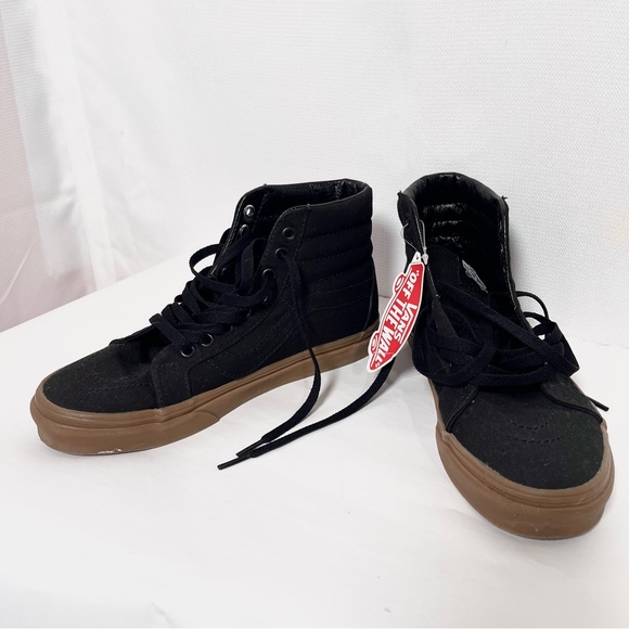 Vans Sk8-Hi Reissue Canvas Black Gum sneakers 6 / 7.5 - Picture 1 of 4